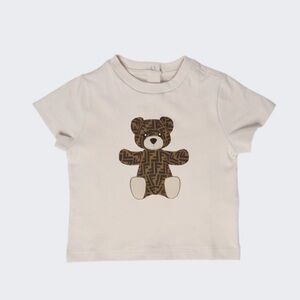 NEW NWT FENDI KIDS MONGRAM BEAR SHORT SLEEVE T-SHIRT & LOGO PANTS